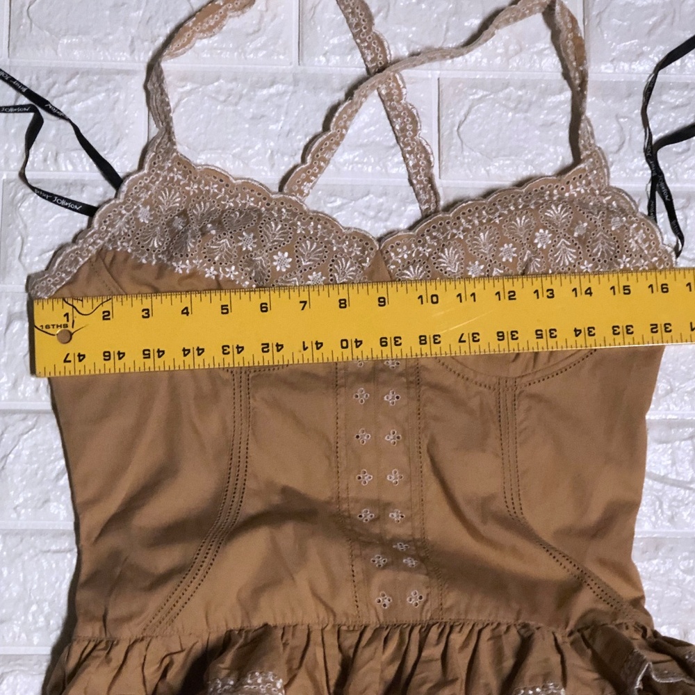 Betsey Johnson Tiered Eyelet Western Layered Dress - Picture 7 of 8